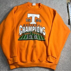 Tennessee Volunteers‎ 1998 National Champions Orange Sweatshirt